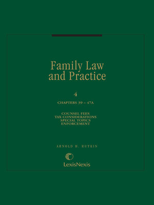 cover image of Family Law and Practice